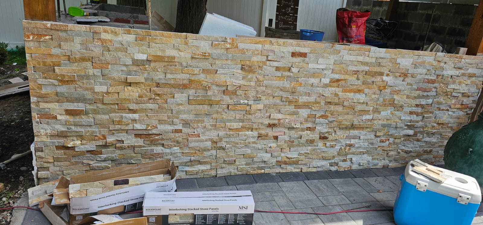 Stone Veneer Install